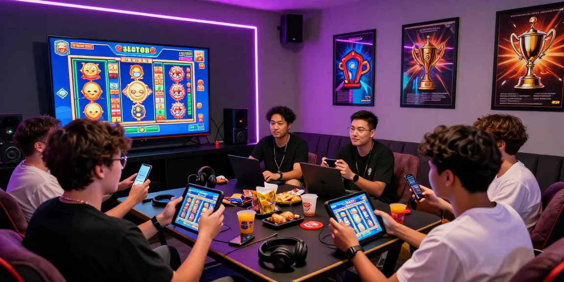 Exciting slot88 gaming scene showing players engaged with vibrant graphics and interactive gameplay.