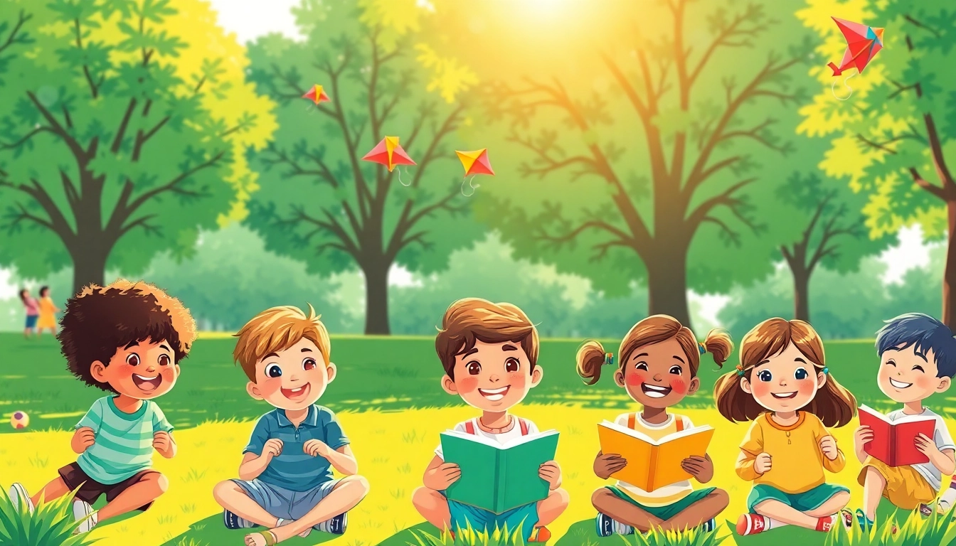 Showcasing Our Children's Vision through joyful, healthy children playing outdoors.