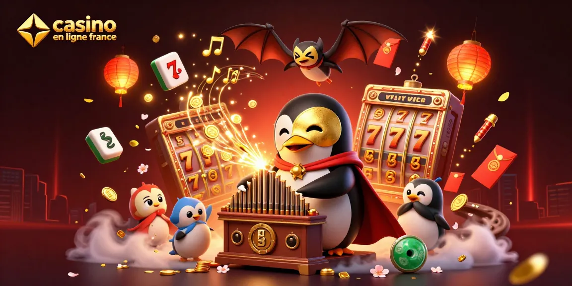 Découvrez l'univers fantastique de casino en ligne France avec des personnages captivants jouant à des jeux vibrants.