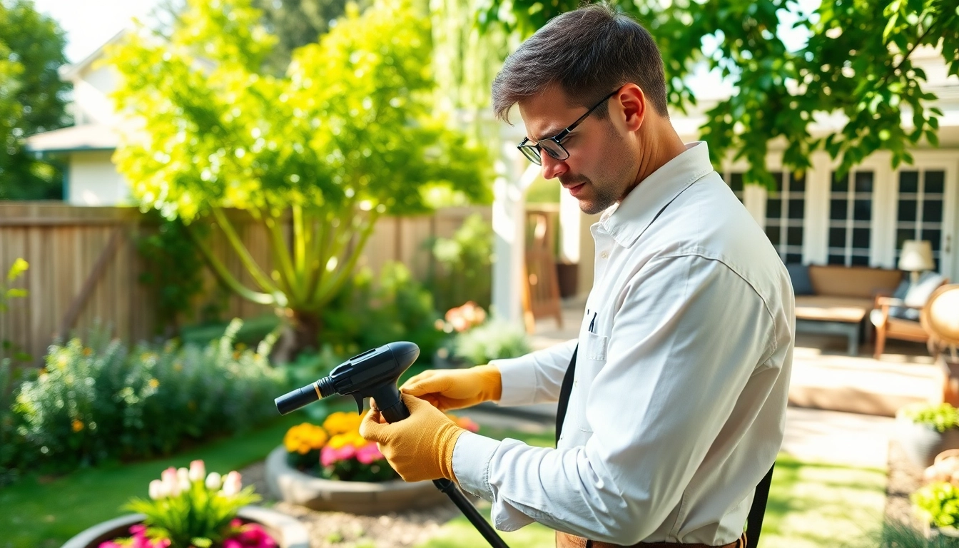Applying year round insect protection in a peaceful backyard ensures a pest-free environment.