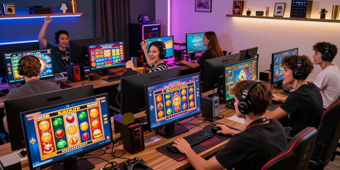 Engaging players exploring slot gacor games in vibrant online gaming environment.