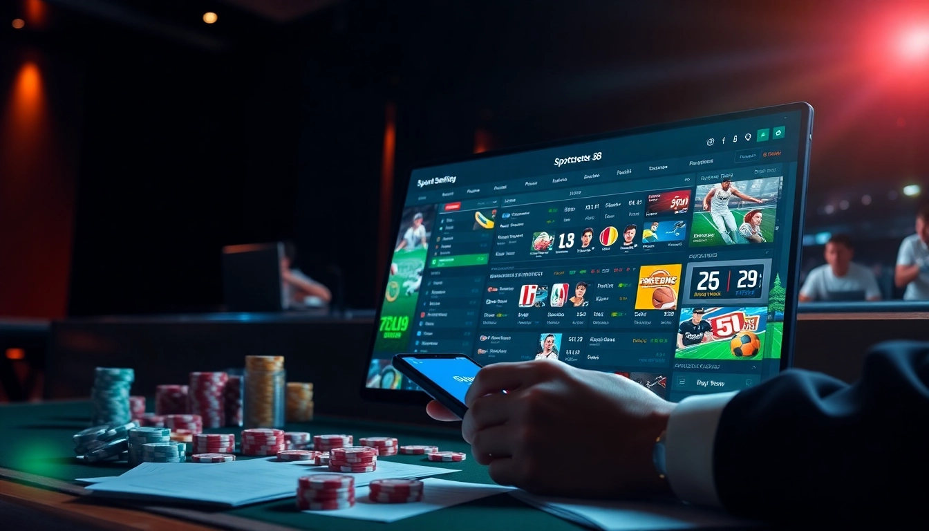Exciting sports betting activity at adobet88 featuring odds and betting options.