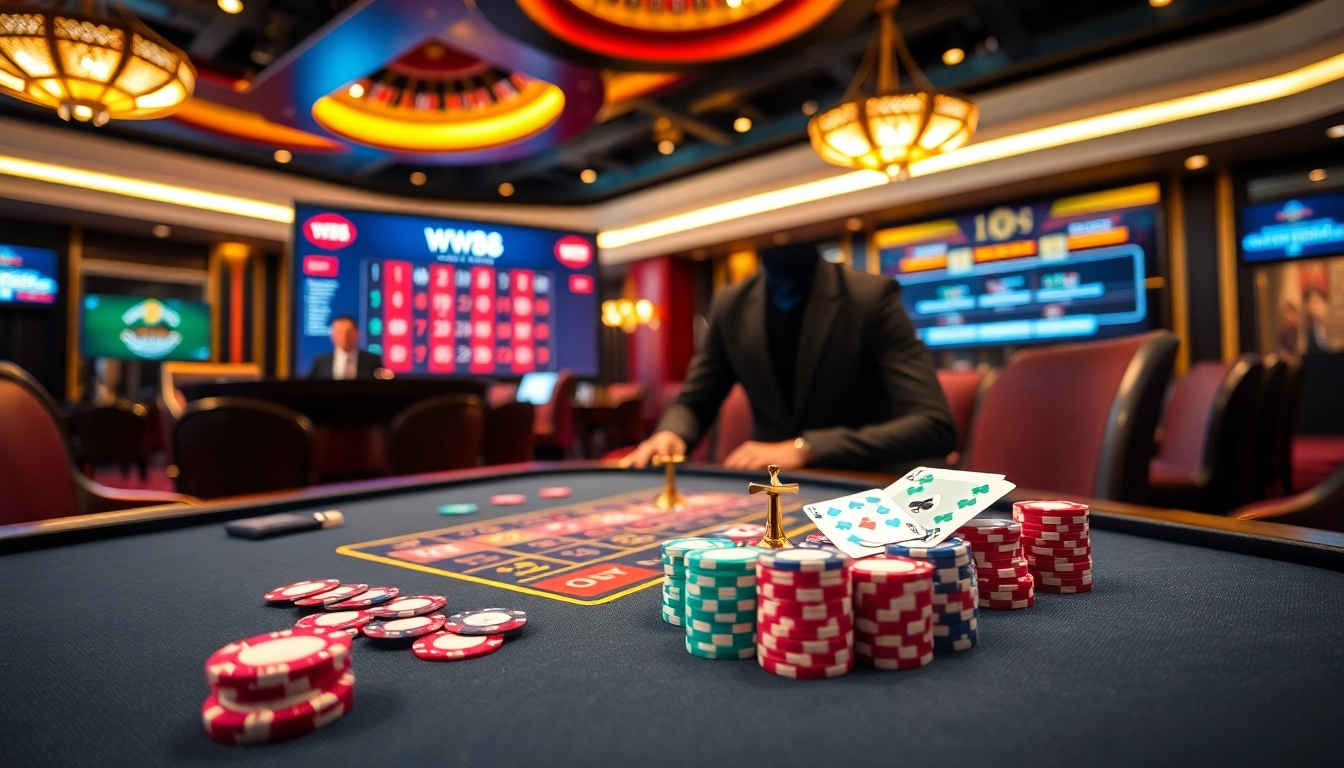Experience the excitement of online gambling with WW88 com in a vibrant casino scene.