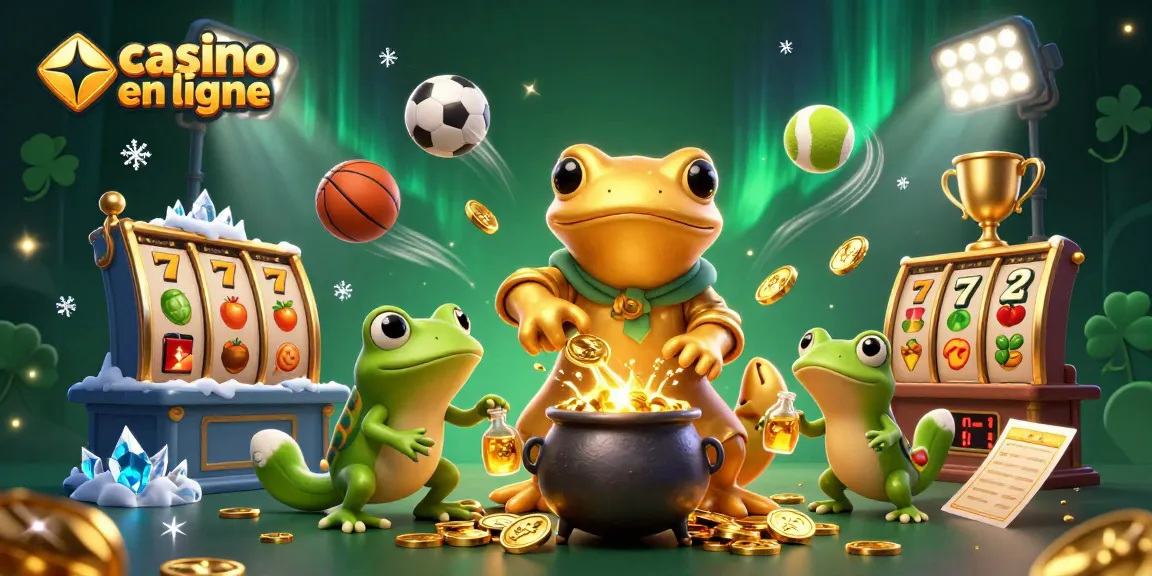 Des personnages de casino en ligne créent de l'or, symbolisant des gains.