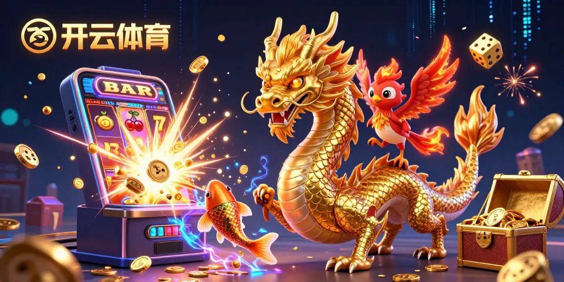 体验开云体育的激动人心，伴随着生动的赌场元素，龙与凤凰在金币之间飞舞。