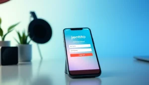 Mengakses jentoto login pada antarmuka yang modern dan responsif.
