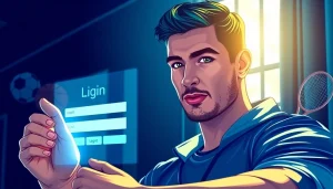 Masuk ke sayaptogel login dengan antarmuka modern dan pengguna percaya diri.