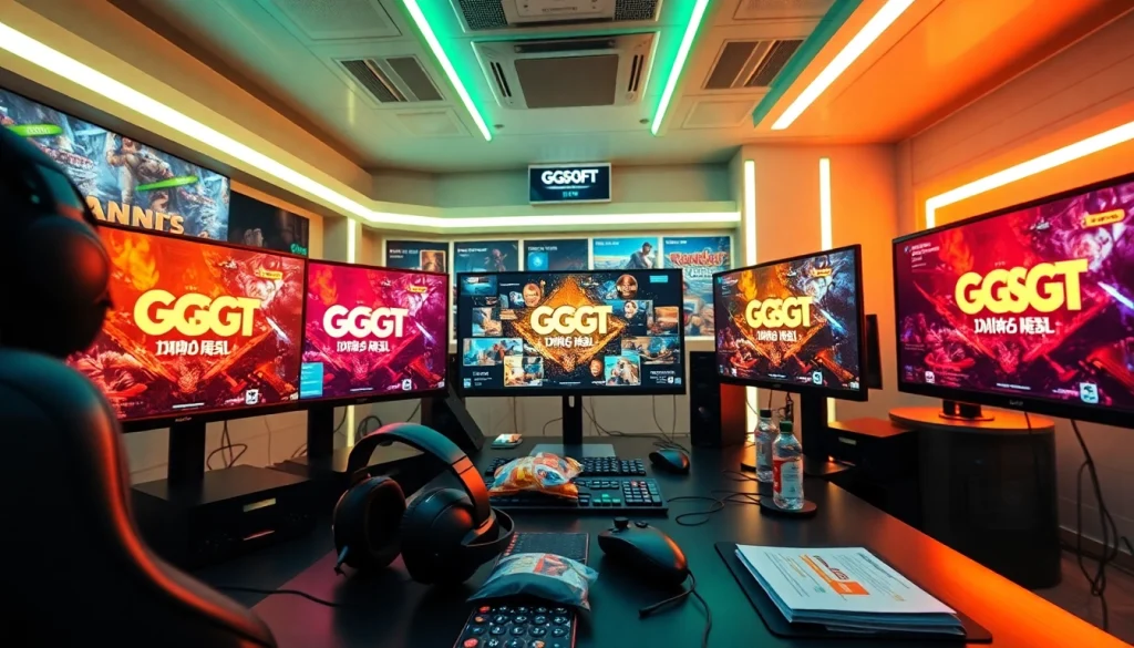 Menyelami daftar ggsoft game dengan setup gaming profesional yang futuristik dan mengesankan.