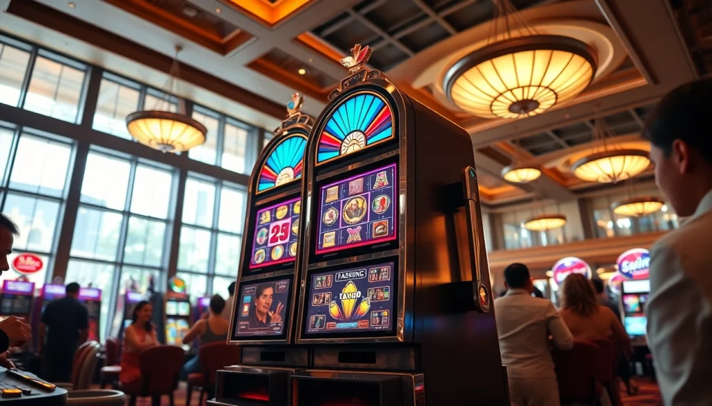 Menangkan permainan slot gacor dengan mesin slot berwarna cerah yang mengundang.