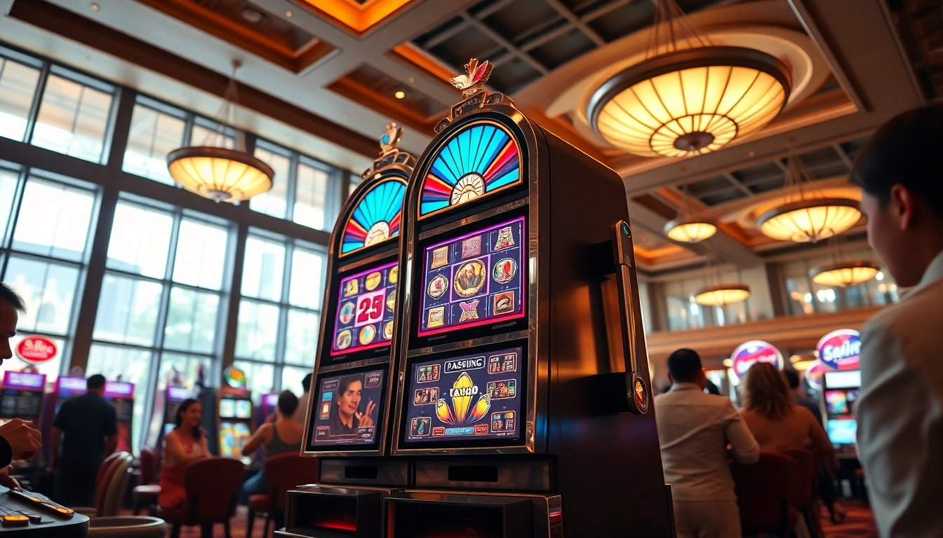 Menangkan permainan slot gacor dengan mesin slot berwarna cerah yang mengundang.