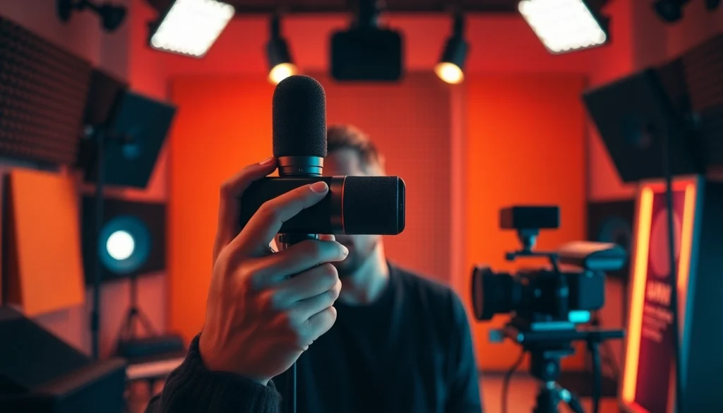 MV 88 microphone showcased in a creative studio setting for professional recording.