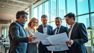 Quickplus Business Consultants team engaging in a professional meeting about business strategies.