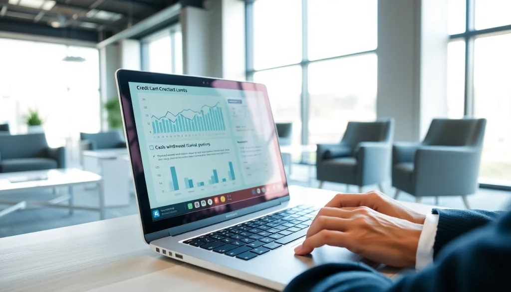 카드 한도 현금화 옵션 분석하는 전문가의 모습