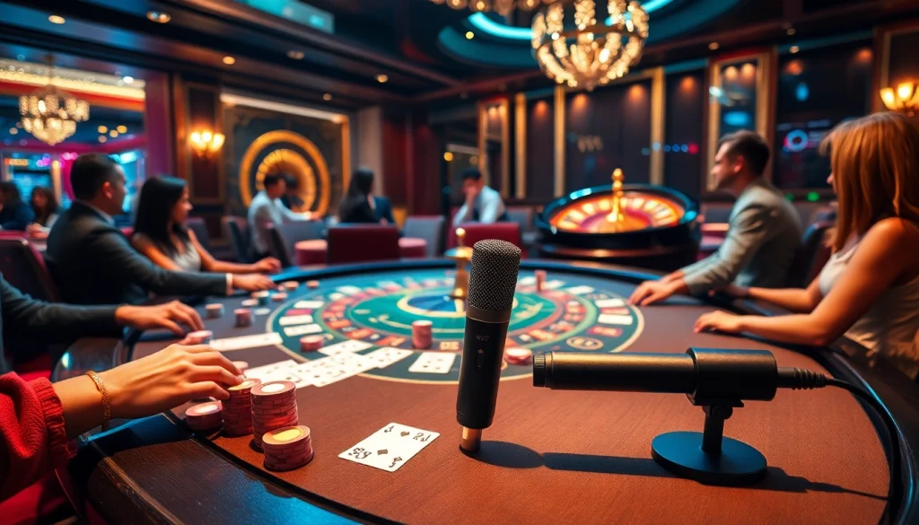Engage in high-stakes blackjack while capturing the thrill with a professional MV 88 microphone.
