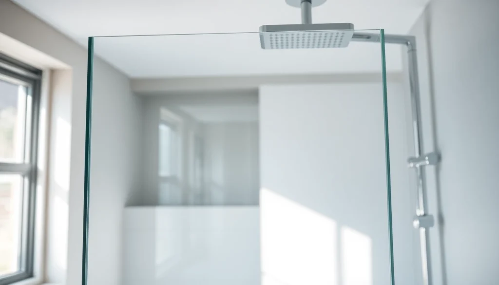 Installer une paroi de douche en verre moderne dans une salle de bain élégante