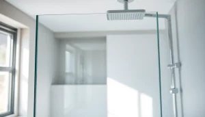 Installer une paroi de douche en verre moderne dans une salle de bain élégante