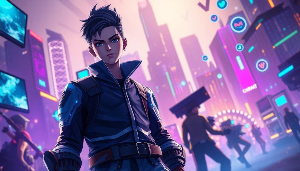 Engaging gaming environment showcasing valorant download with an intense character in action.