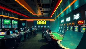Experience the excitement of 888new's dynamic online betting environment with modern games and engaging players.