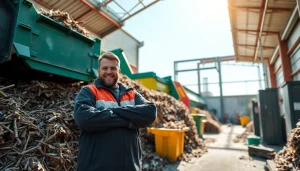 Schrotthändler Bottrop sortiert Schrott professionell und effektiv auf dem Schrottplatz.