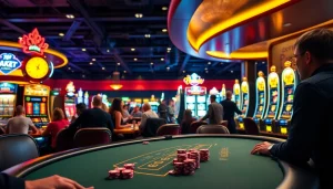 คาสิโน สถานบันเทิงที่ผู้คนเล่นเดิมพันในบรรยากาศที่มีชีวิตชีวา