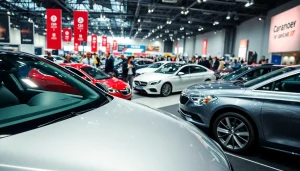 Explore the exciting auto cars show featuring sleek modern vehicles and enthusiastic attendees.