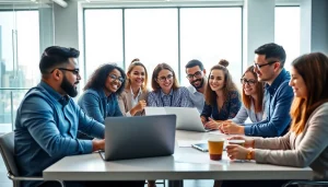 Engaging team meeting on optimizing Instagram smm panel strategies with digital marketing professionals