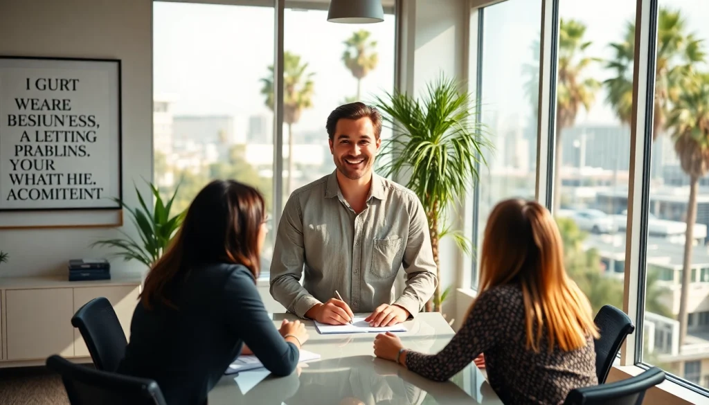 Engaging business coach los Angeles leading a vibrant team brainstorming session.
