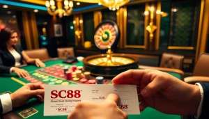 Experience high-stakes excitement at SC88 casino with vibrant games and winning strategies.