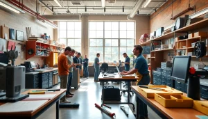 Learn at a Trade School Knoxville TN with hands-on training in a vibrant classroom setting.