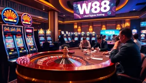 Experience excitement with the W88 link at the vibrant casino tables.