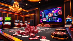 Experience the thrilling atmosphere of GG88 with vibrant casino games and a luxurious online interface.