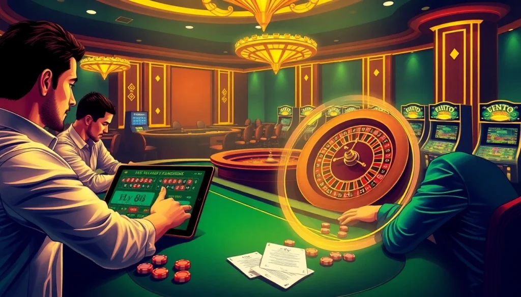 Experience thrilling gaming with Fly 88 at luxurious casino tables and modern online gameplay.