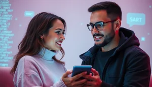 Exploring the emotional connection of sex AI through an engaging interaction between a couple and a chatbot.