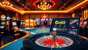 Experience the thrill of betting at trang cá cược god55 with vibrant casino elements and engaging gameplay.