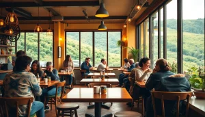 Visitez le café au bord de la frontière espagnole, un espace accueillant et convivial.