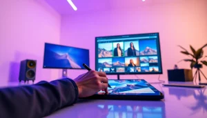 Transforming images with nano banana pro in a modern digital workspace.