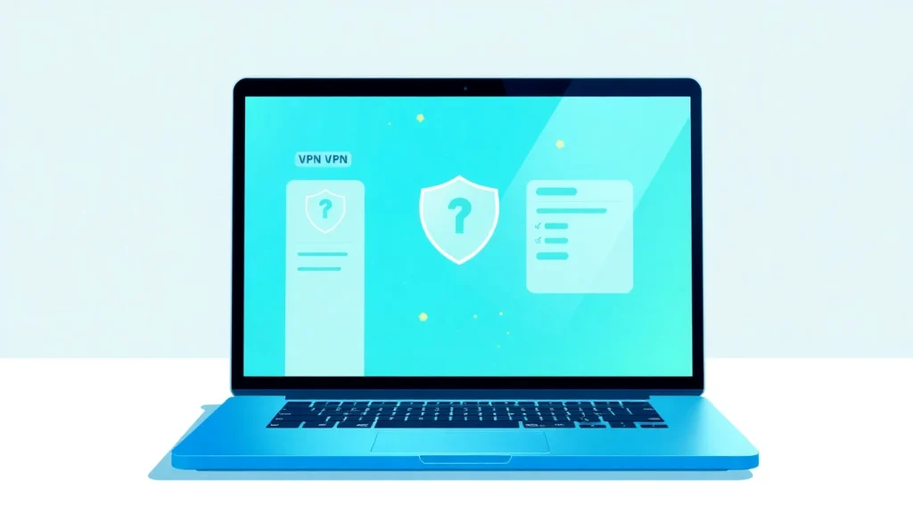 Download vpn fre with confidence on a laptop interface showcasing the VPN app's features.