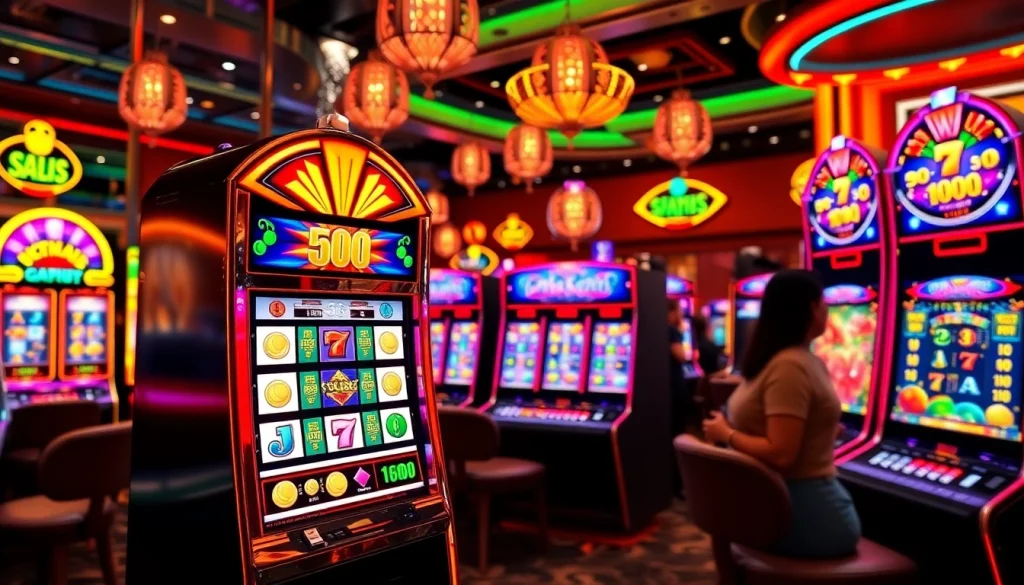 เล่น 918kiss slot บนเครื่องสล็อตสีสันสดใสในบรรยากาศคาสิโนที่มีชีวิตชีวา