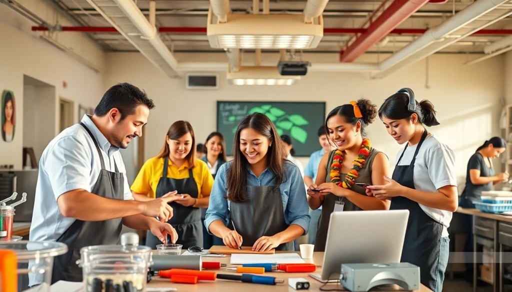 Learn hands-on skills at trade schools in Hawaii with diverse experiences.