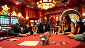 Exciting poker scene at https://89bet.green/ showcasing luxury and high-stakes gambling.