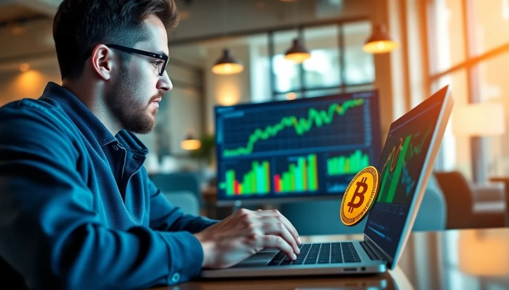 Acheter Bitcoin en ligne dans un cadre moderne avec une ambiance attrayante.