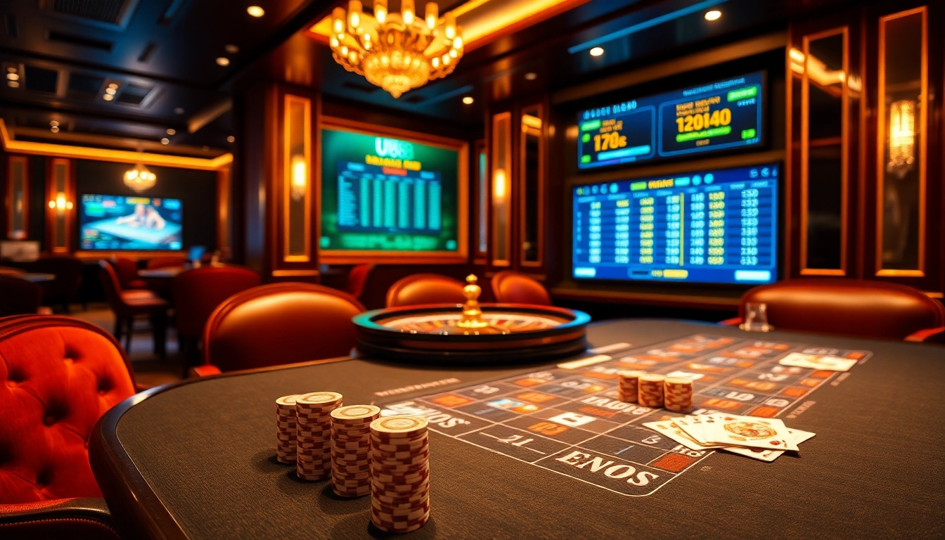 Experience the thrill of gaming at UU88 with vibrant casino action and live betting excitement.