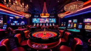 Experience the thrill of gaming at MM 88's luxurious casino tables, featuring roulette and poker.