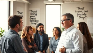 Engage with a business coaching service in a professional, collaborative office environment promoting growth.