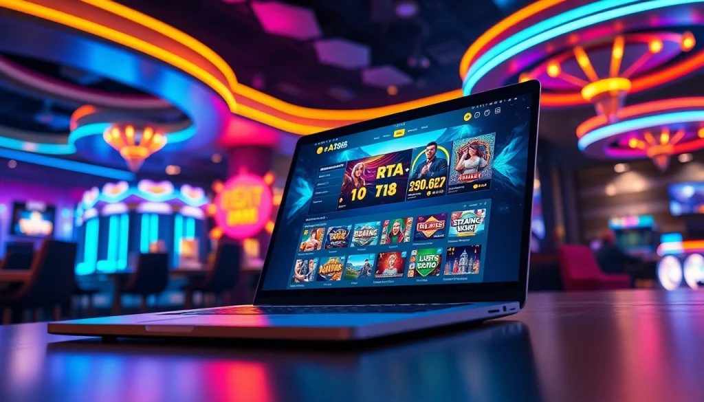 A188 online casino platform showcasing vibrant slot games and live dealers.