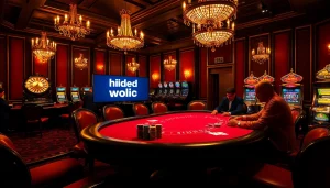Experience thrilling gameplay at a poker table inspired by hidden wiki tor with vibrant chips and cards.