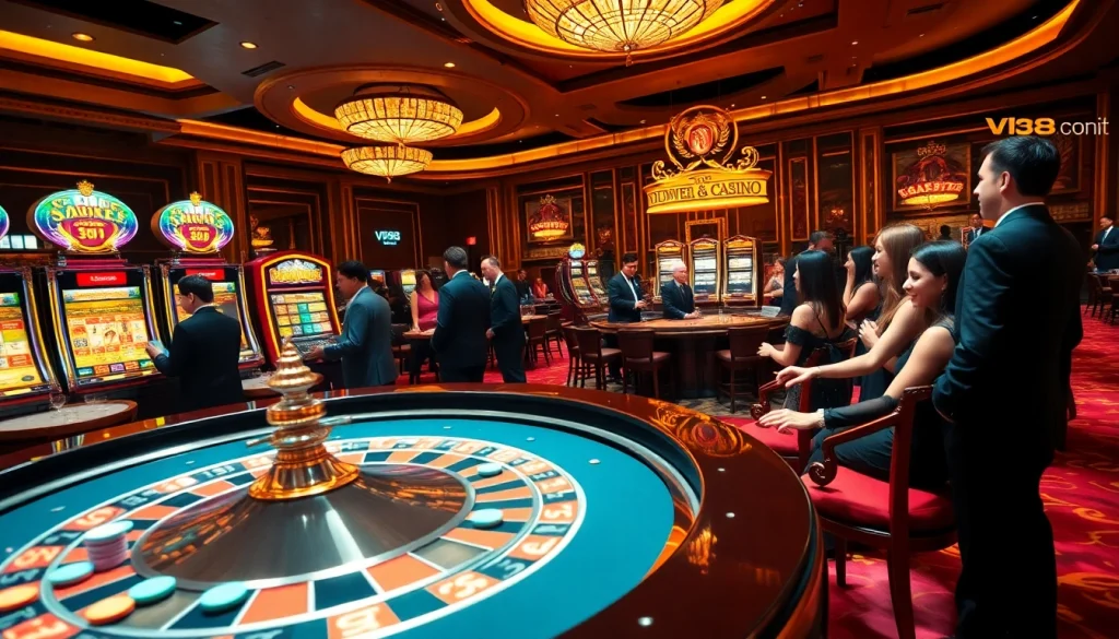 Experience casino excitement with lively players at roulette tables at https://vb88.social/.