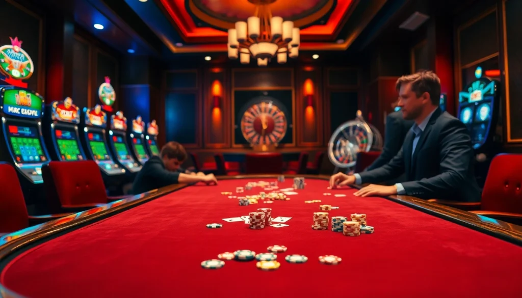 Experience high-stakes poker action at UK88's luxurious casino ambiance.