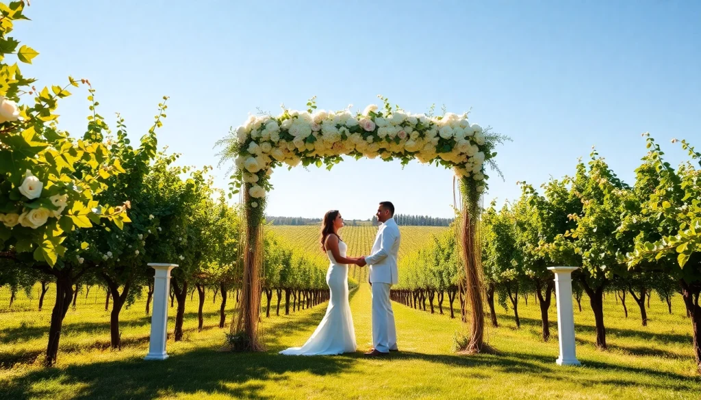 Celebrate your love at Clarksburg Wedding Venues surrounded by scenic vineyards and beautiful decor.