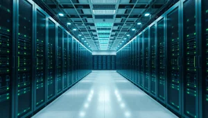 Cirt data center providing efficient server management in a professional setting.
